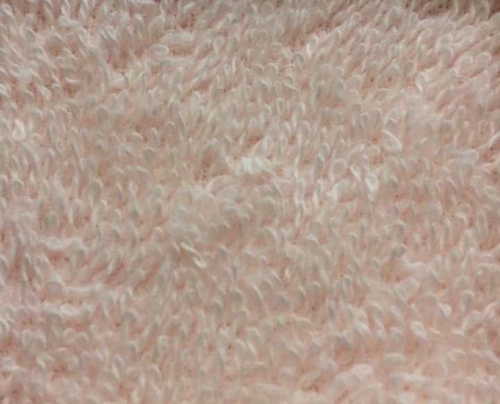 Махровая ткань светлый персик