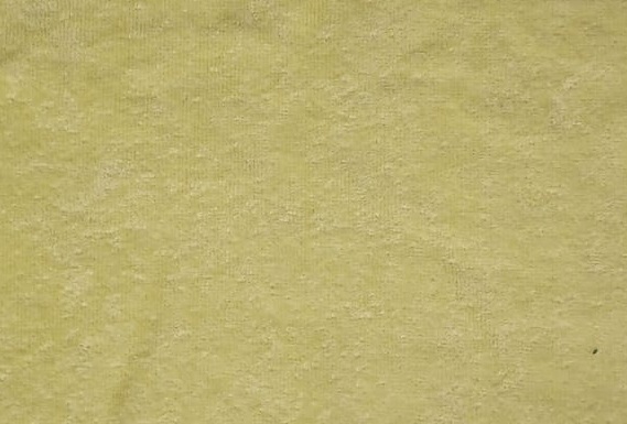 Халат из велюр махры желтый