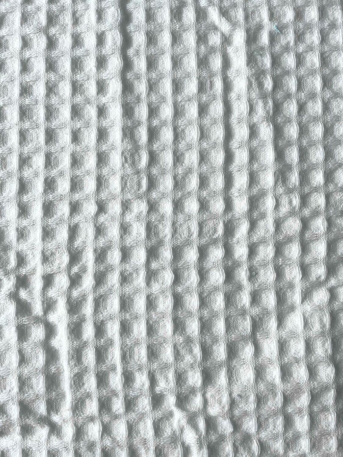 Ткань вафельная белая